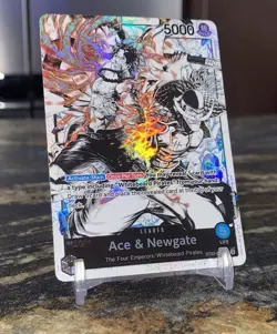 ST22-001 Ace & Newgate (Alt Art) LEADER ONE PIECE Card TCG English - Image 3