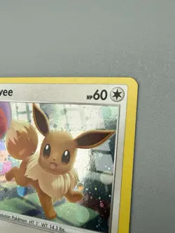 Eevee COSMOS HOLO Black Star PROMO card SWSH212 Sword & Shield Pokemon TCG 2022 - Image 3