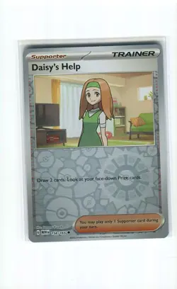 DAISY'S HELP 158 REVERSE HOLO SCARLET & VIOLET 151 POKEMON CARD MINT 2023 - Image 1