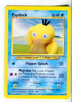 Psyduck 79 Neo Destiny Pokemon Card Near Mint - Image 1