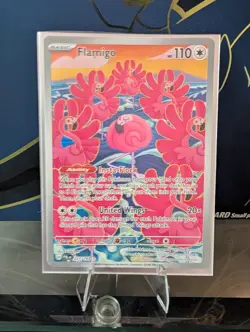 Pokemon Paldea Evolved Flamingo Illustration Rare Holo Card 227/193 TCG - Image 1