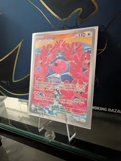 Pokemon Paldea Evolved Flamingo Illustration Rare Holo Card 227/193 TCG - Image 3