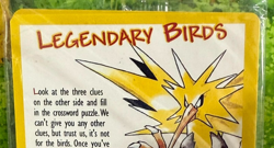 Pokemon TCG Legendary Birds Zapdos WOTC Promo Factory Sealed Card Out of Print - Image 3