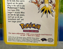 Pokemon TCG Legendary Birds Zapdos WOTC Promo Factory Sealed Card Out of Print - Image 4