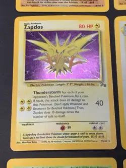 Vintage Holo Rare Pokemon Card Lot WOTC 1999 - Fossil, Jungle, Base Set - MP/HP - Image 5