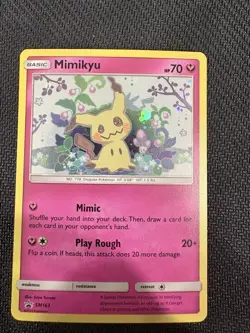 Mimikyu Black Star Promo SM163 Holo Pokemon TCG Card MP - Image 1