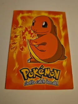 1999 Topps #04 Charmander Pokemon TV Animation Edition Vintage Card - Image 2