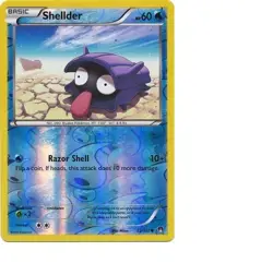 Shellder 22/122 XY Breakpoint Reverse Holo Common Pokemon Card NEAR MINT TCG - Image 1