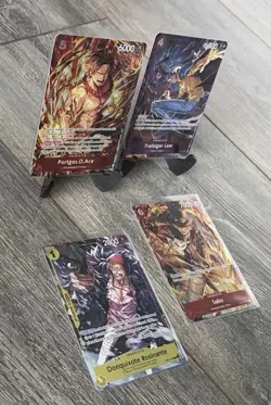One Piece Illustration Box Vol 5 And 6 Promo Cards Ace Sabo Law Rosinante Tcg - Image 2