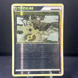 Pokemon TCG Ruins of Alph Trainer Stadium Card #76/90 Reverse Holo - Image 1
