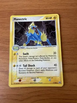Pokemon Card - Manectric 7/106 (2005) Emerald • Holo - Image 1