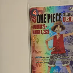2026 One Piece Monkey D. Luffy US Voyage UH College Basketball Promo Card SEALED - Image 4