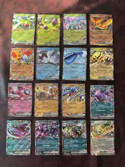 LOT of 16 Pokemon TCG Sv10 Destined Rivals Double Rare Holofoil ex Cards (MINT) - Image 1