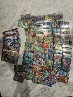Pokemon Card Lot [korean] Mint Condition 65 full art cards and 7 booster packs - Image 1