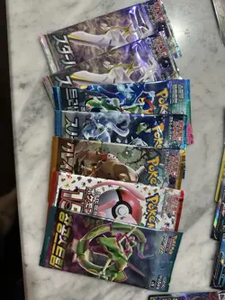 Pokemon Card Lot [korean] Mint Condition 65 full art cards and 7 booster packs - Image 2