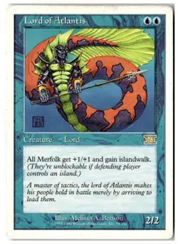 MTG Lord of Atlantis - Classic Sixth Edition Moderately Played English - Image 1