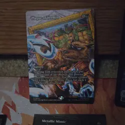 Plague of Vermin Borderless - TMNT Ninja Turtles - MTG - Image 1