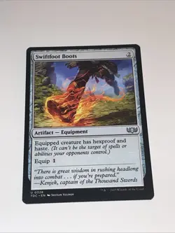 Swiftfoot Boots NM - Tarkir: Dragonstorm Commander - MTG - Image 1