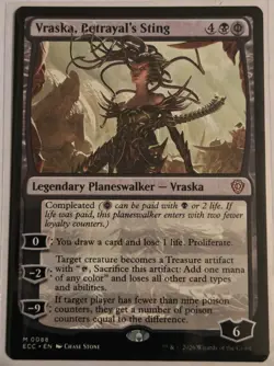Vraska, Betrayal's Sting Commander: Lorwyn Eclipsed Regular - Image 1