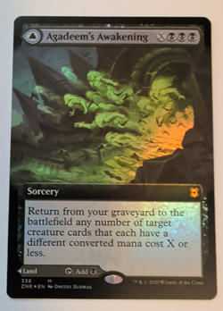 Agadeem’s Awakening / Agadeem The Undercrypt *FOIL* Extended Art NM *Startropic* - Image 1