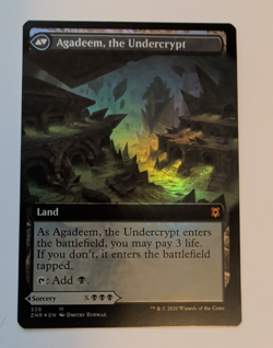 Agadeem’s Awakening / Agadeem The Undercrypt *FOIL* Extended Art NM *Startropic* - Image 2