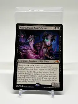 Nashi, Moon Sage's Scion - Foil - Magic MTG 2022 - Neon Dynasty NM/M - Image 1