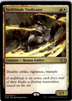 MTG Swiftblade Vindicator Double Masters Rare #221 - Image 1
