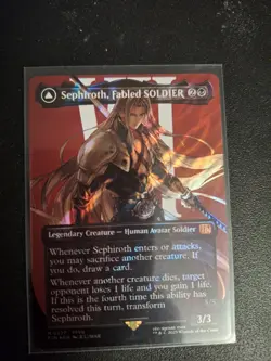 Sephiroth, Fabled SOLDIER (Borderless) (Surge Foil) Final Fantasy Foil - Image 2