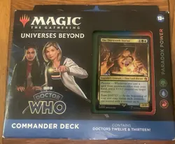 Paradox Power Commander Deck MTG Universes Beyond Doctor Who Magic the Gathering - Image 1