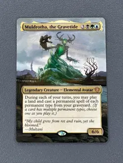 Muldrotha, the Gravetide MTG Lorwyn Eclipsed Commander Hand Painted Altered Art - Image 1