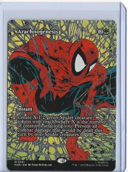 Arachnogenesis Borderless Non-Foil #31 MTG Spider-Man MAR EN NM - Image 1