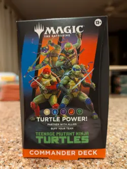 Teenage Mutant Ninja Turtles MTG Turtle Power Commander Deck 🔥New/Sealed Insta - Image 1