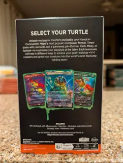 Teenage Mutant Ninja Turtles MTG Turtle Power Commander Deck 🔥New/Sealed Insta - Image 2