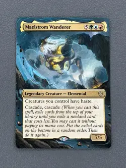 Maelstrom Wanderer MTG Lorwyn Eclipsed Commander Hand Painted Full Altered Art v - Image 1