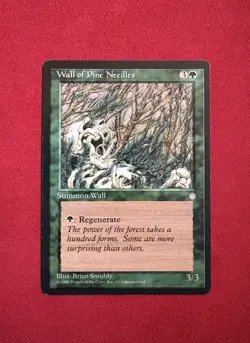 Wall Of Pine Needles - Ice Age - MTG Magic The Gathering Vintage 90’s - Image 1