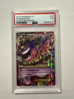 Psa 7 Pokemon TCG Mega Gengar EX #35 XY Phantom Forces - Image 1