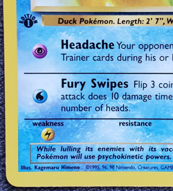 1st Edition Psyduck - Fossil - #53/62 - Vintage Pokemon Card 1999 WOTC - Image 5