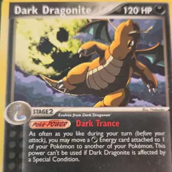 Pokemon Dark Dragonite 15/109 EX Team Rocket Returns Rare 120 HP Stage 2 Nakaoka - Image 5