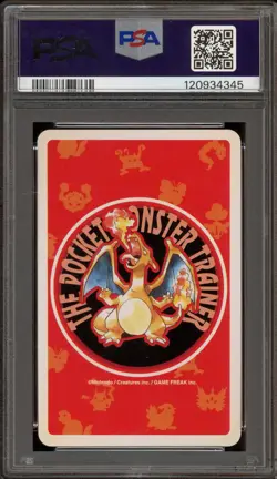 Pokemon Red Playing Cards Charmander Ace of Clubs #004 PSA 10 Gem Mint - Image 2