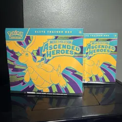 2x Pokemon TCG Mega Evolution Ascended Heroes Elite Trainer Box (Sealed) - Image 1