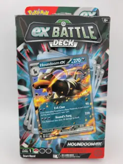 Pokemon ex Battle Deck HOUNDOOM EX Factory Sealed Box Ready To Play Deck - Image 1