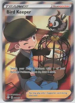 Pokemon TCG Bird Keeper (Full Art) Ultra Rare Shining Fates 066/072 - Image 1