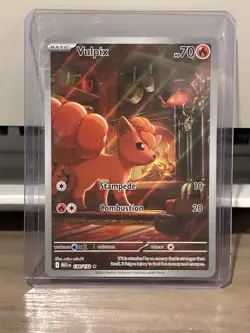Vulpix Pokemon TCG Illustration Rare Card #138/132 Mega Evolution Set NM - Image 1