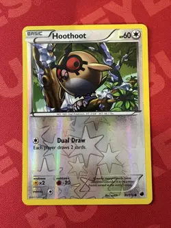 Pokemon HOOTHOOT 91/116 Reverse Holo Plasma Freeze - NM - Image 1