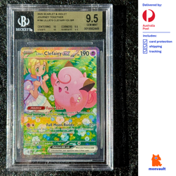 BGS 9.5 GEM MINT | Lillie's Clefairy ex 184/159 SAR | Journey Together |Pokemon - Image 1