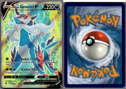 2022 Pokemon, Astral Radiance, #176/189 Hisuian Samurott V, Full Art Holo Rare - Image 1