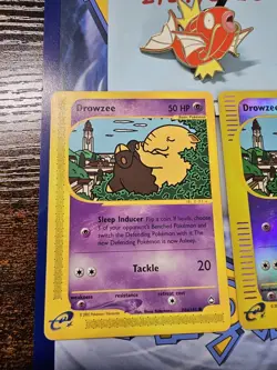 Pokemon Drowzee 74a and 74b Aquapolis (Read Description) - Image 3