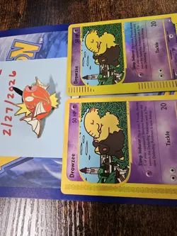 Pokemon Drowzee 74a and 74b Aquapolis (Read Description) - Image 4