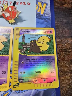 Pokemon Drowzee 74a and 74b Aquapolis (Read Description) - Image 5