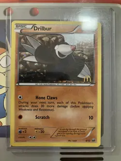 Drilbur Mcdonald’s Promos 8/12 Pokemon TCG, Holo Promo - Image 1